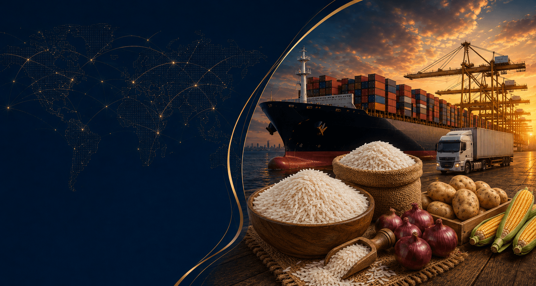 Container ship and international logistics
